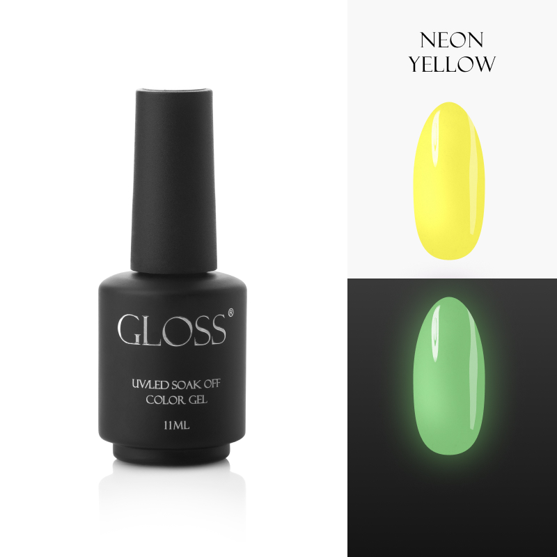 Lüminesan kalıcı oje Neon Yellow Elf, 11 ml